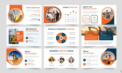 I will design master template with powerpoint and google slide
