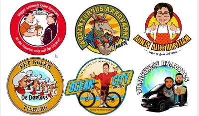 I will design professional, modern cartoon, mascot business logo design