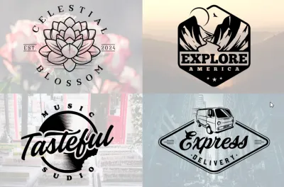 I will design a cool vintage hipster or retro logo