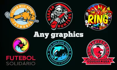 I will design, redesign, recreate and any graphics logo