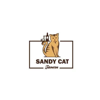 I will make an unique and modern cat mascot logo for you