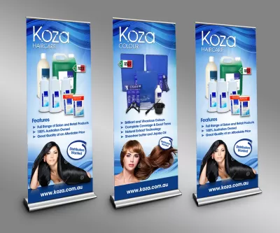 I will do roll up, retractable banner, and sign design in 6 hours