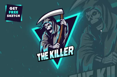 I will design mascot logo for a twitch, gaming, or sports team