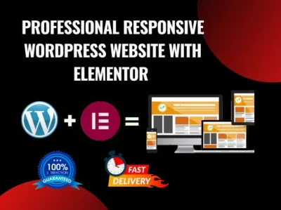 I will build any business website using wordpress and elementor pro