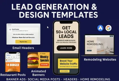 I will design creative one page website psd template