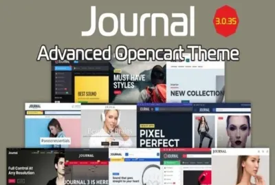 I will install and customize opencart journal 3 theme