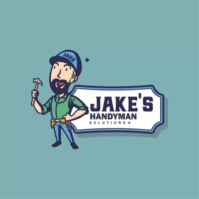 I will create a wonderful handyman service logo design