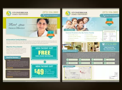 I will create flyer, leaflet,eddm postcard,handout banner design