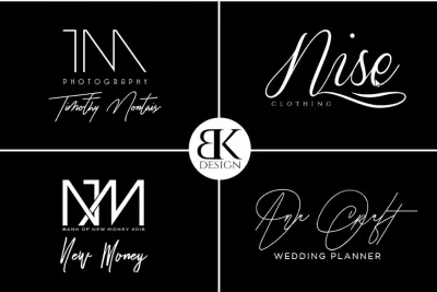 I will design signature logo for your name or company professionally