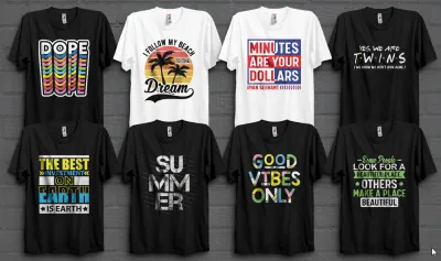 I will design trendy t shirt and unique watercolor graphic t shirt