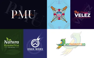 I will create unique minimalist logo design with copyright