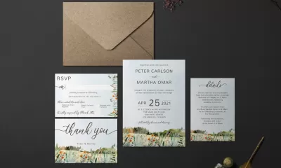 I will design dream wedding invitation logo with my creative thinking