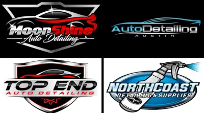 I will do pressure power car washing soft wash cleaning automotive auto detailing logo