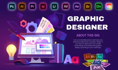 I will create graphic design of any kind you need