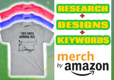 I will make high quality merch by amazon t shirts designs