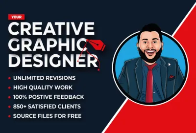I will do any graphic design, adobe illustrator work, logo artist