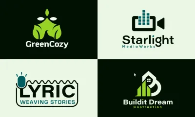 I will do modern minimalist luxury business brand logo design