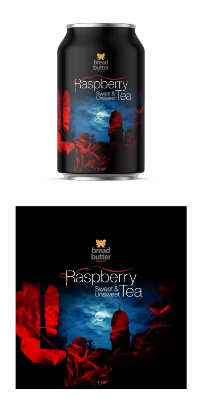 I will draw can label or bottle label design