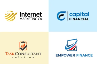 I will design logo for agency bookkeeping accounting finance website