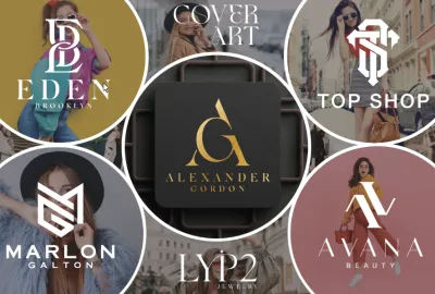 I will do modern luxury fashion and clothing brand logo design