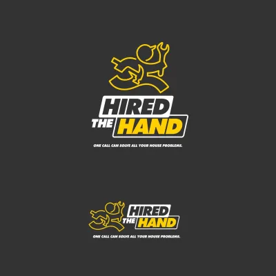 I will do professional handyman, home repair and roofing logo