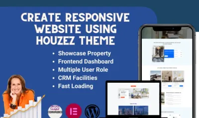 I will design wp residence theme, houzez theme and real estate wordpress website