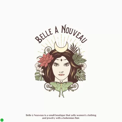 I will design a feminine logo for your business