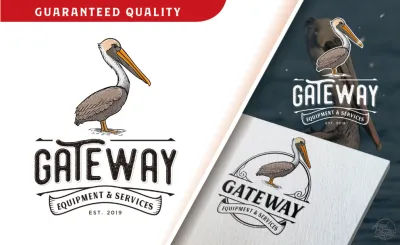 I will do modern minimalist hand drawn company logo design