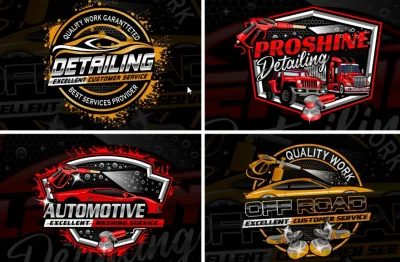 I will do automotive, auto repair, car wash, mobile and auto detailing logo