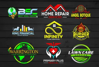 I will do creative text logo design for your business