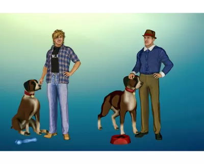 I will make an unique  and modern cartoon character logo