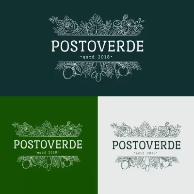 I will make a professional and floral logo design for you