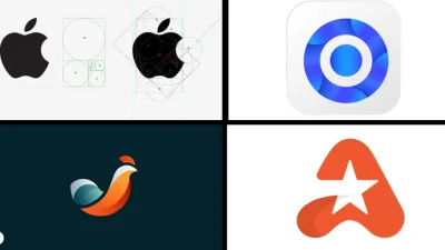 I will design minimal, geometric golden ratio logo