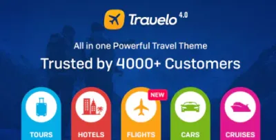 Travelo – Travel/Tour Booking Responsive WordPress Theme 