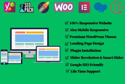 I will build a woocommerce site within 2days with a premium theme