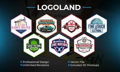 I will design clean, modern, minimalistic logo design