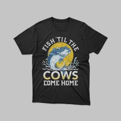 I will design vintage illustration retro logo and t shirt