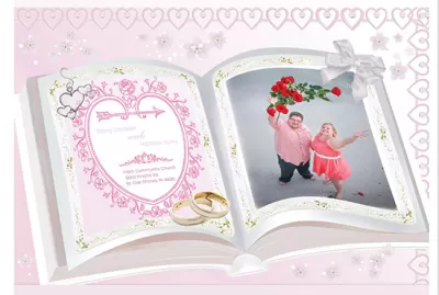 I will create save the date or wedding invitation 