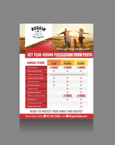 I will make professional minimal flyer design for  5 $