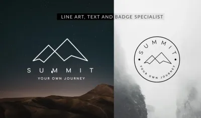 I will do modern minimalist logo design for your business