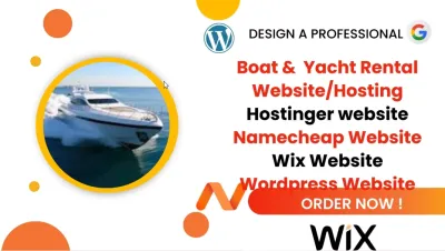 I will create boat, yacht, cruise, jet ski and party boat rental website