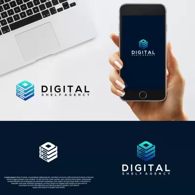 I will build digital marketing creative agency logo