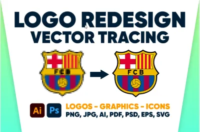 I will design, redesign, edit, vectorize any logo or graphic