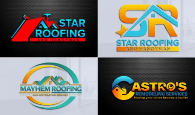 I will make unique home repair, remodeling, painting, roofing, handyman logo