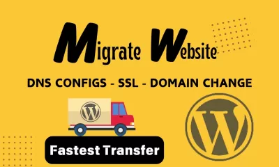 I will migrate wordpress website to new host, change domain name 