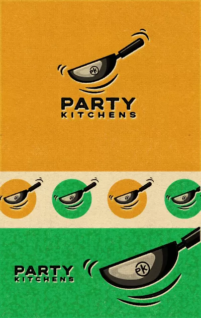 I will do chef cooking kitchen catering food logo design for 5 $