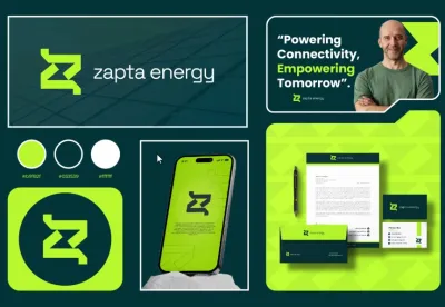 I will design modern minimalist logo and complete branding identity