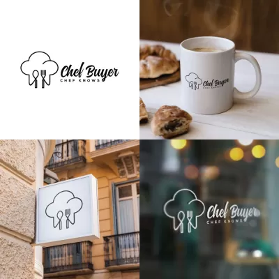 I will make an amazing chef logo for your business