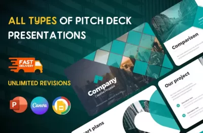 I will design animation PPT presentation pitch deck video or template