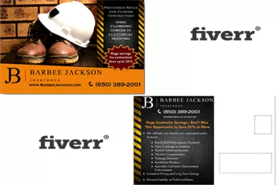 I will design perfect door hanger, rack card, dl flyer, postcard